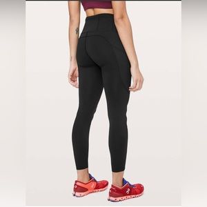 ON HOLD FOR TRADE: lululemon Fast & Free 7/8 Tight II *Non-Reflective Nulux 25"